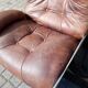 full leather sofa IPE spa Italian design 70s