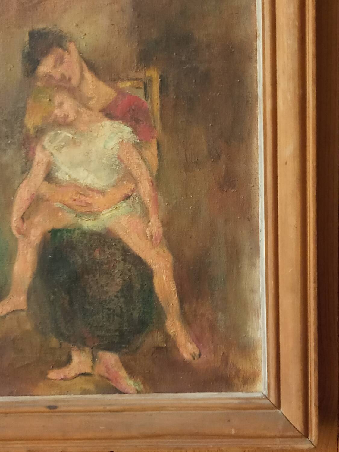 Portrait mère et enfant de Odette Elina