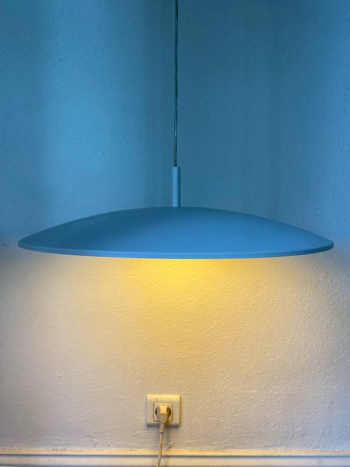 Vintage space age ufo pendant lamp by massive