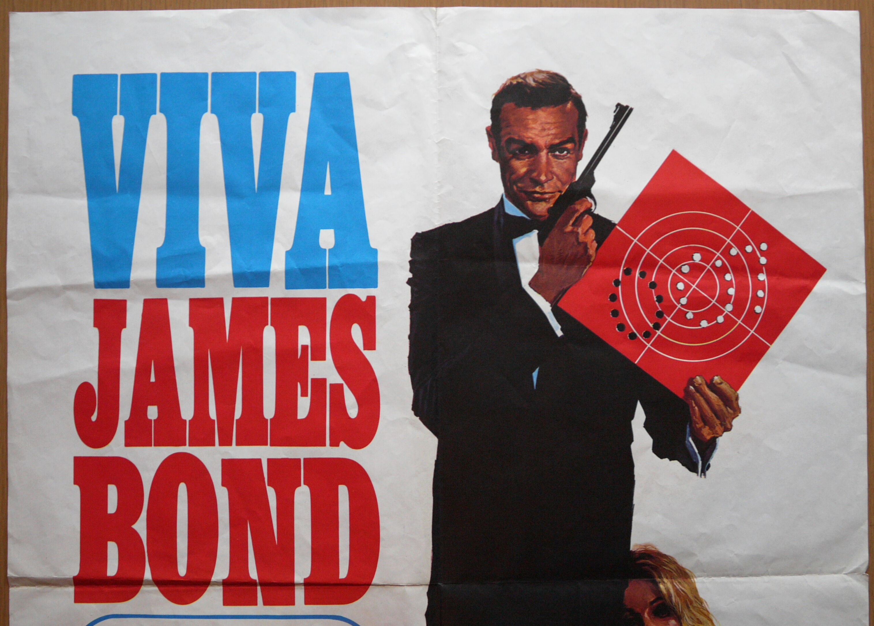 Original movie poster "Viva James Bond" Sean Connery