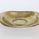 Vintage Hammered Brass Bowl Soap Dish Decorative Catchall Boho