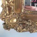 Mirror Restoration gilded gold&Ice Mercury/Moulding in medallions/Wood&Stuc/XIXth
