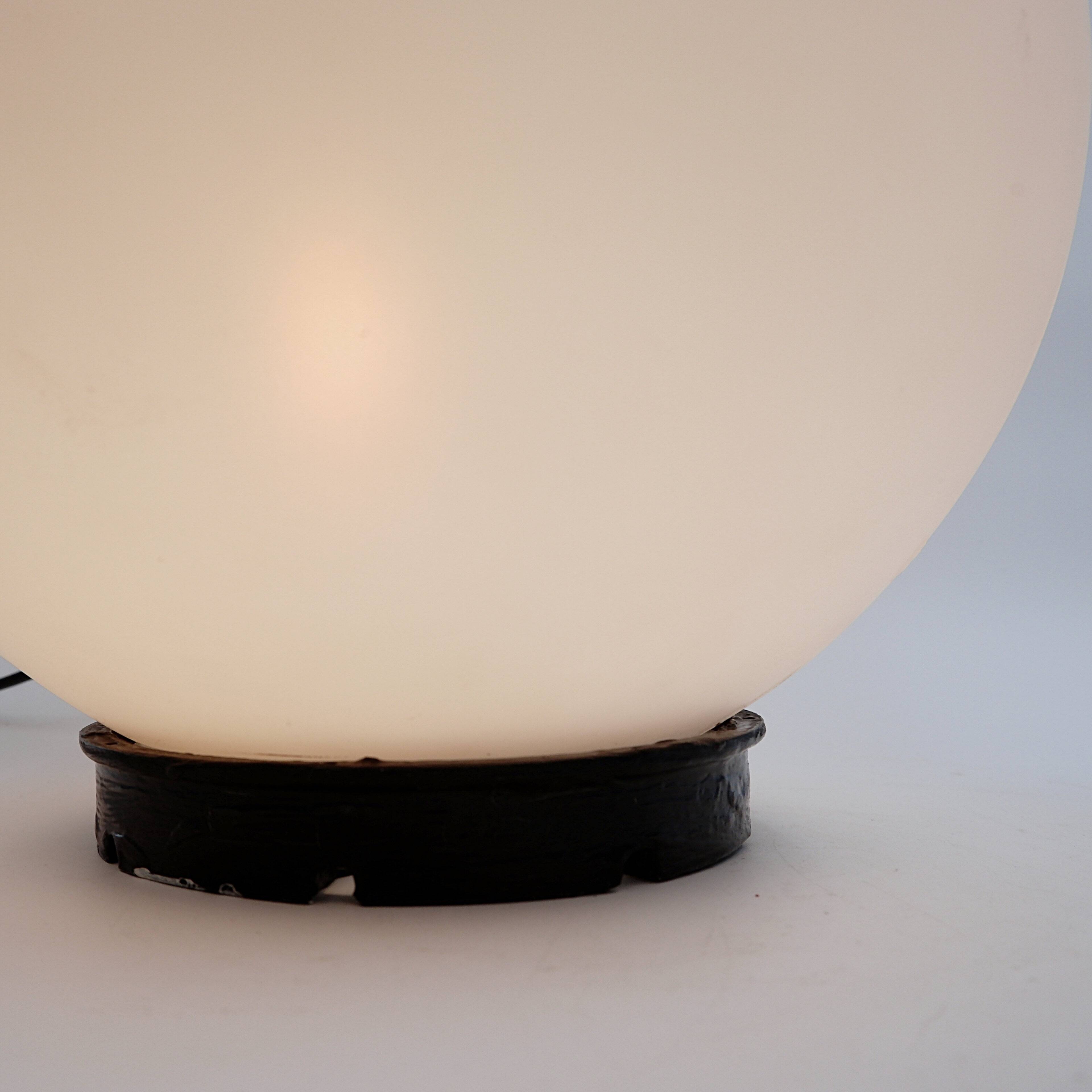 Lampe ballon vintage par Yves Christin pour Bilumen, années 1980