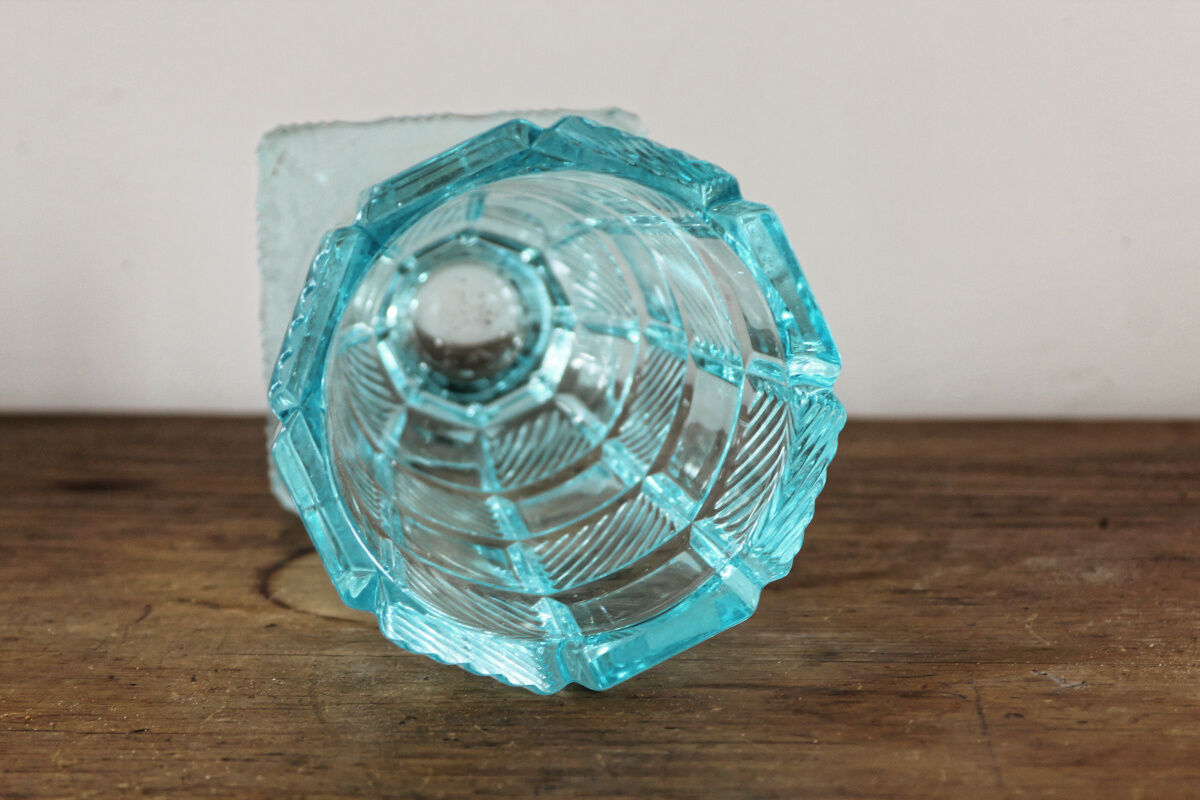 Glass vase, art deco