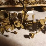 19th century bronze candlesticks