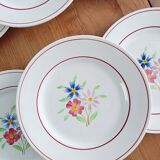 Lot de 6 assiettes à dessert Ceranord, modèle Bettina