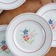 Set of 6 Ceranord dessert plates, Bettina model