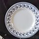6 old mismatched blue/white plates St Amand, Moulin des loups