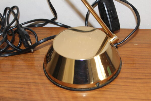 Lampe de bureau Fase made in spain design en métal doré