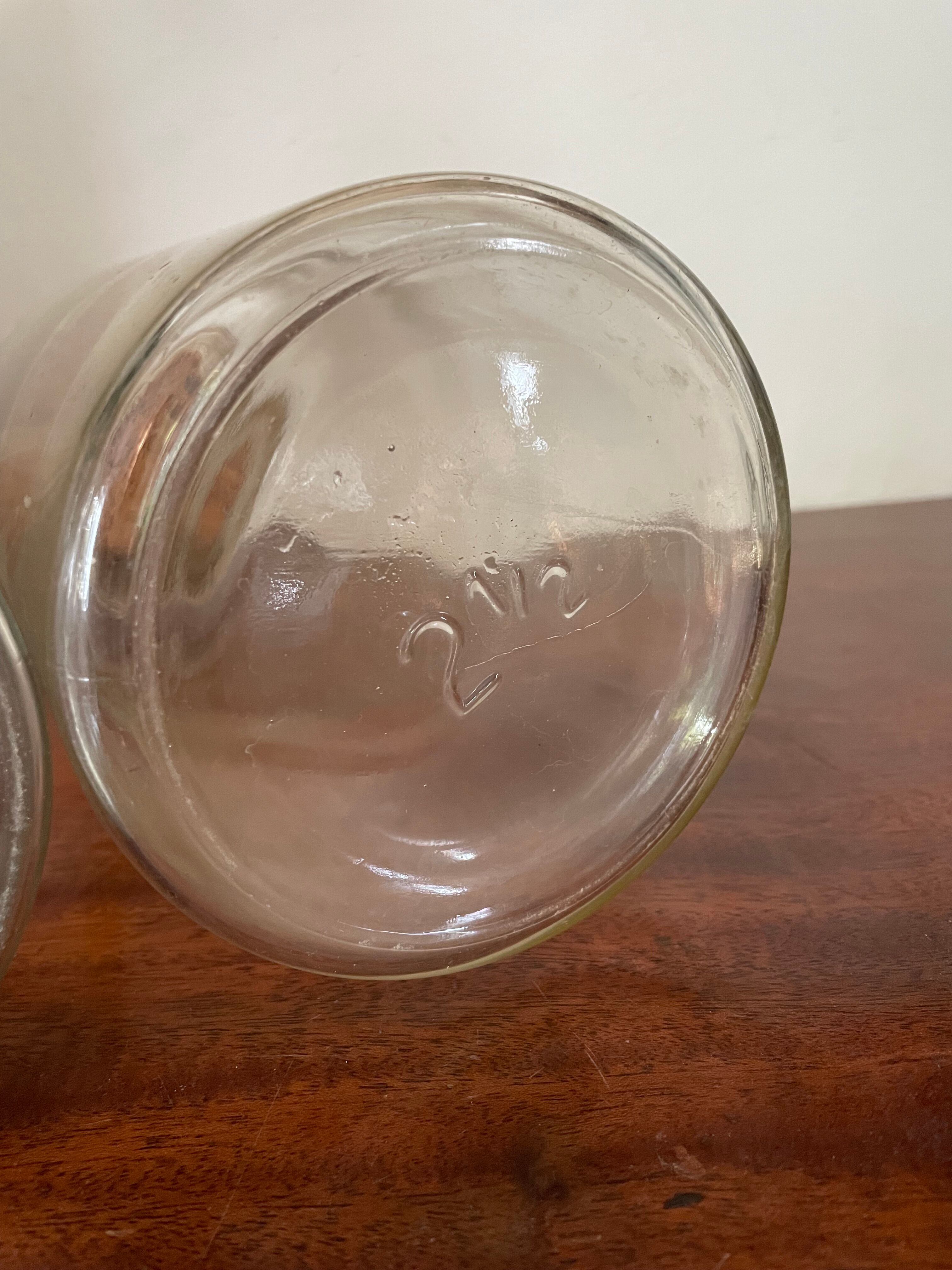 Set of two apothecary jars 2.5l