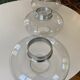 Large chrome metal Space Age chandelier