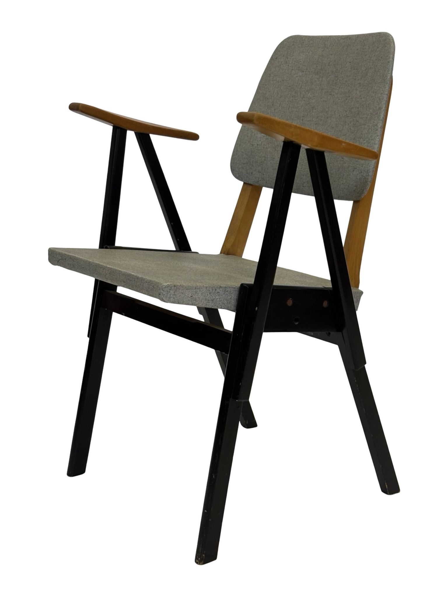 Fauteuil vintage Palais De Tokyo par Zwager Ermeloo, design 1950