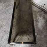 Glass and chrome table 1970