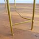 Gilded console and glass 1970s