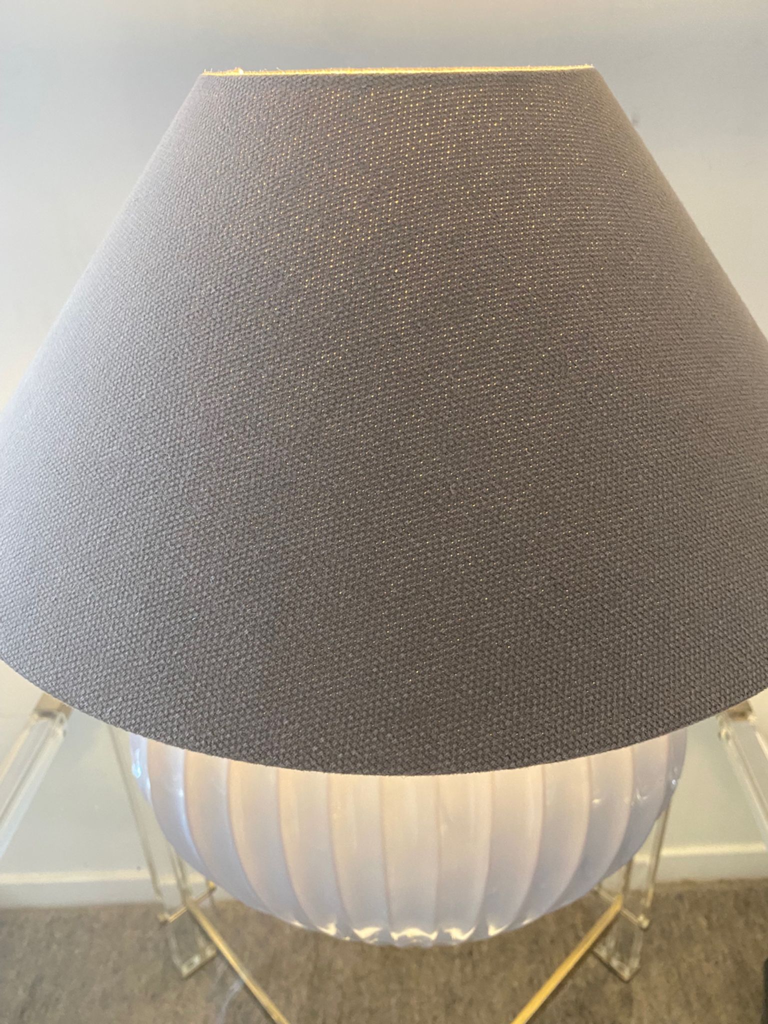 Vintage lamp Koralcoa ceramic 70s