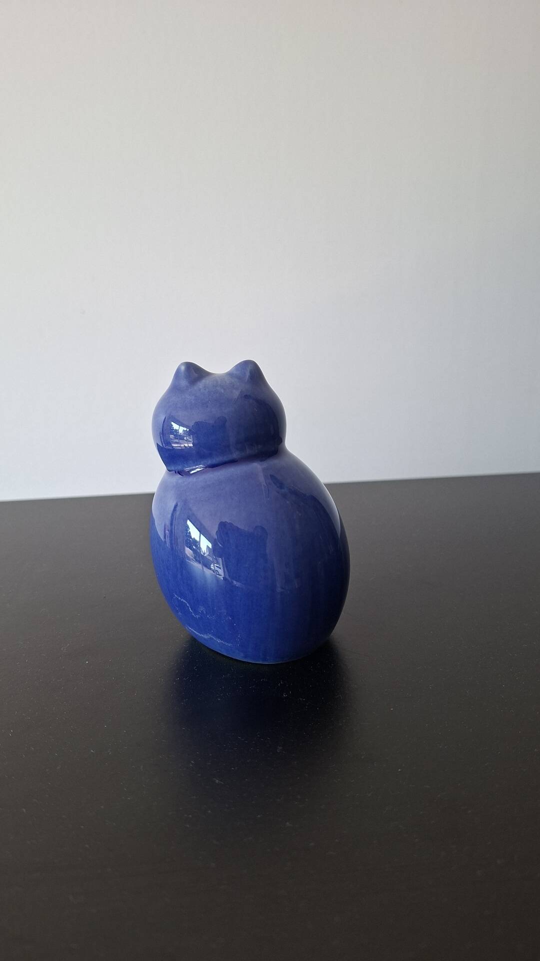 Ceramic cat mia cobalt blue lisa larson atelier gustavsberg