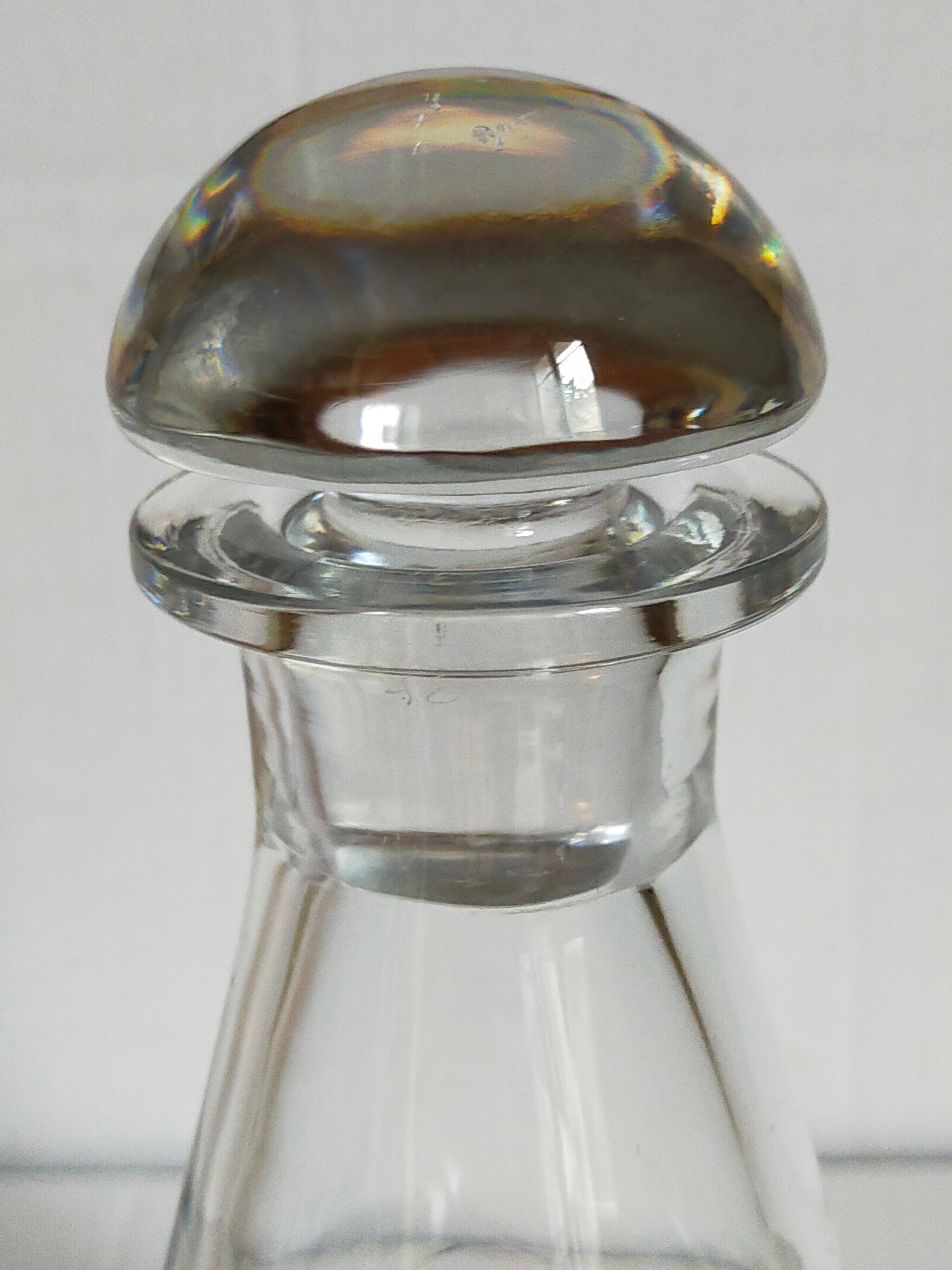 Art-Deco crystal decanter early twentieth century
