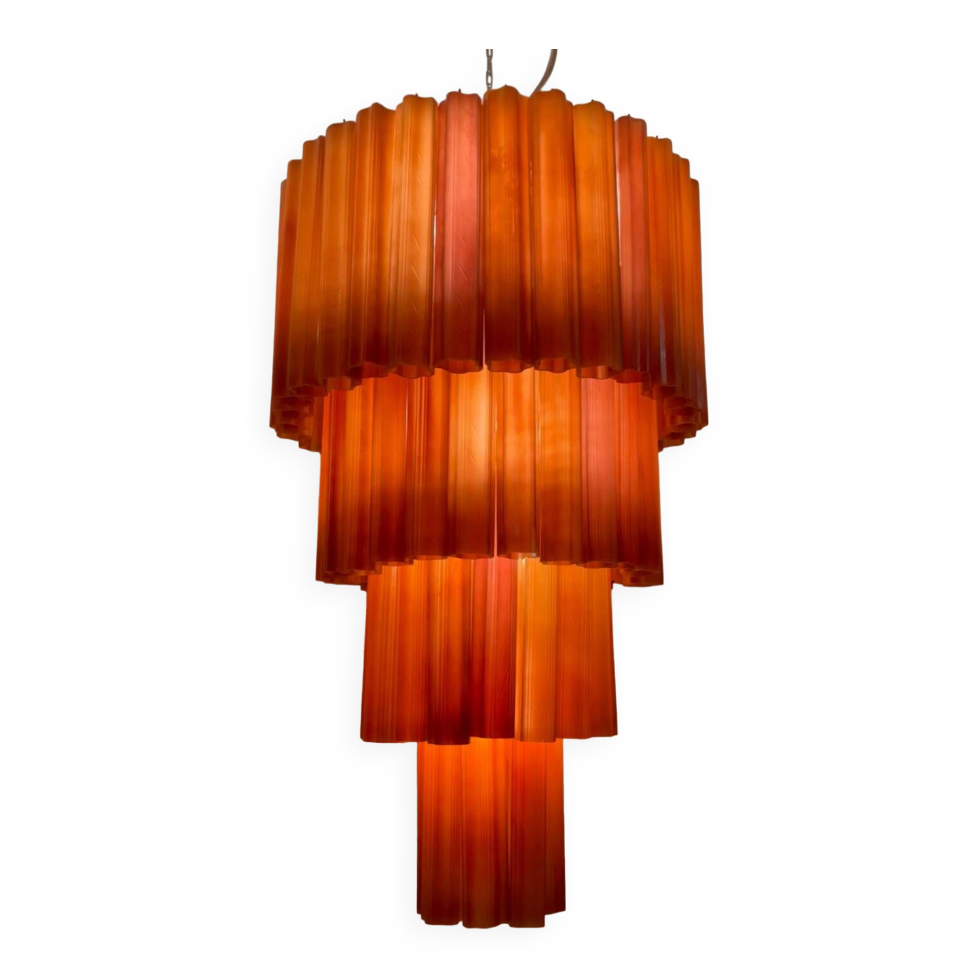 Extra Large Tube Tronchi Chandelier 21 Lights
