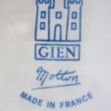 10 large pierre motton plates for gien circa 1930