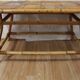 Audoux Minnet attribution rattan coffee table
