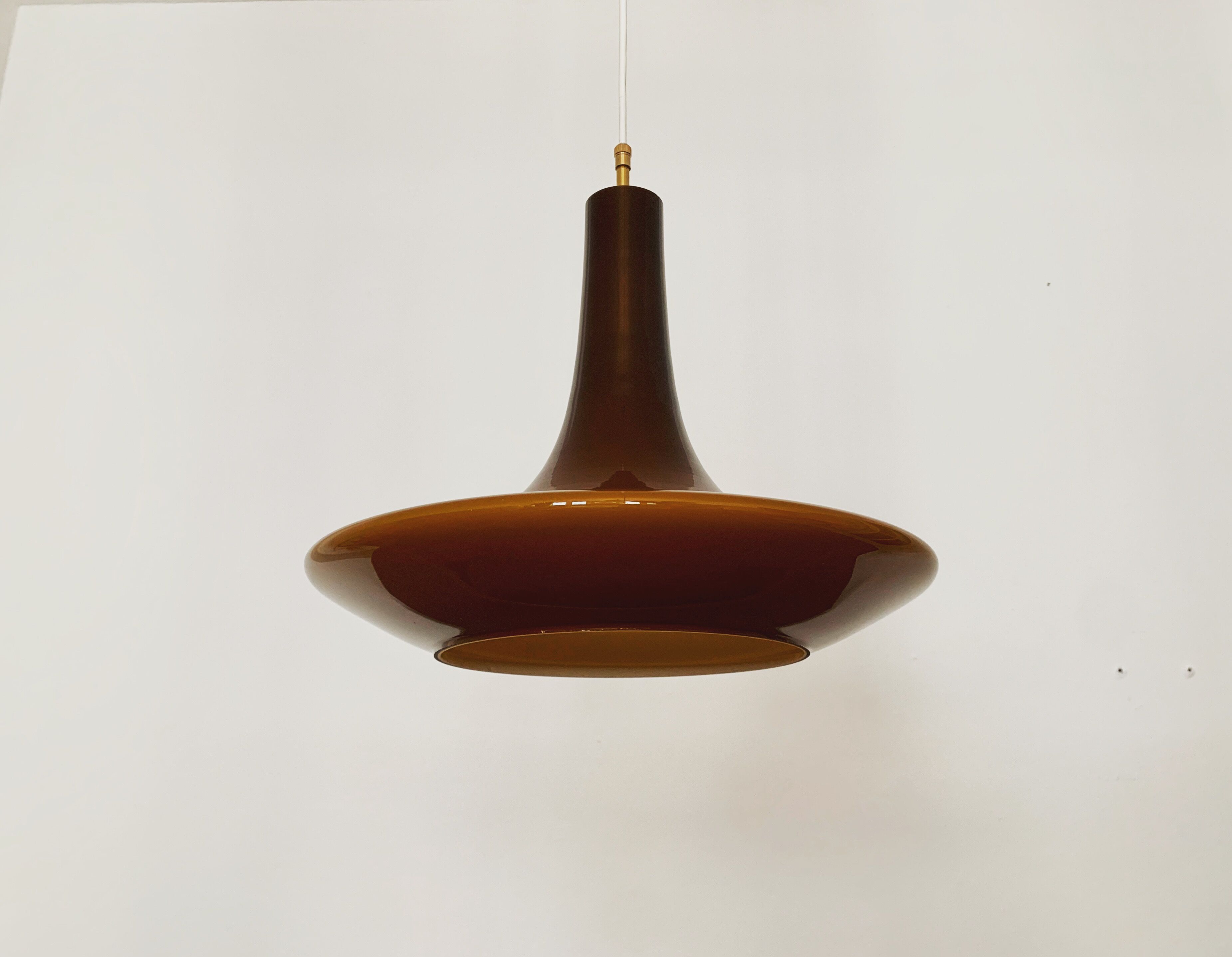 Glass pendant lamp by Peill and Putzler