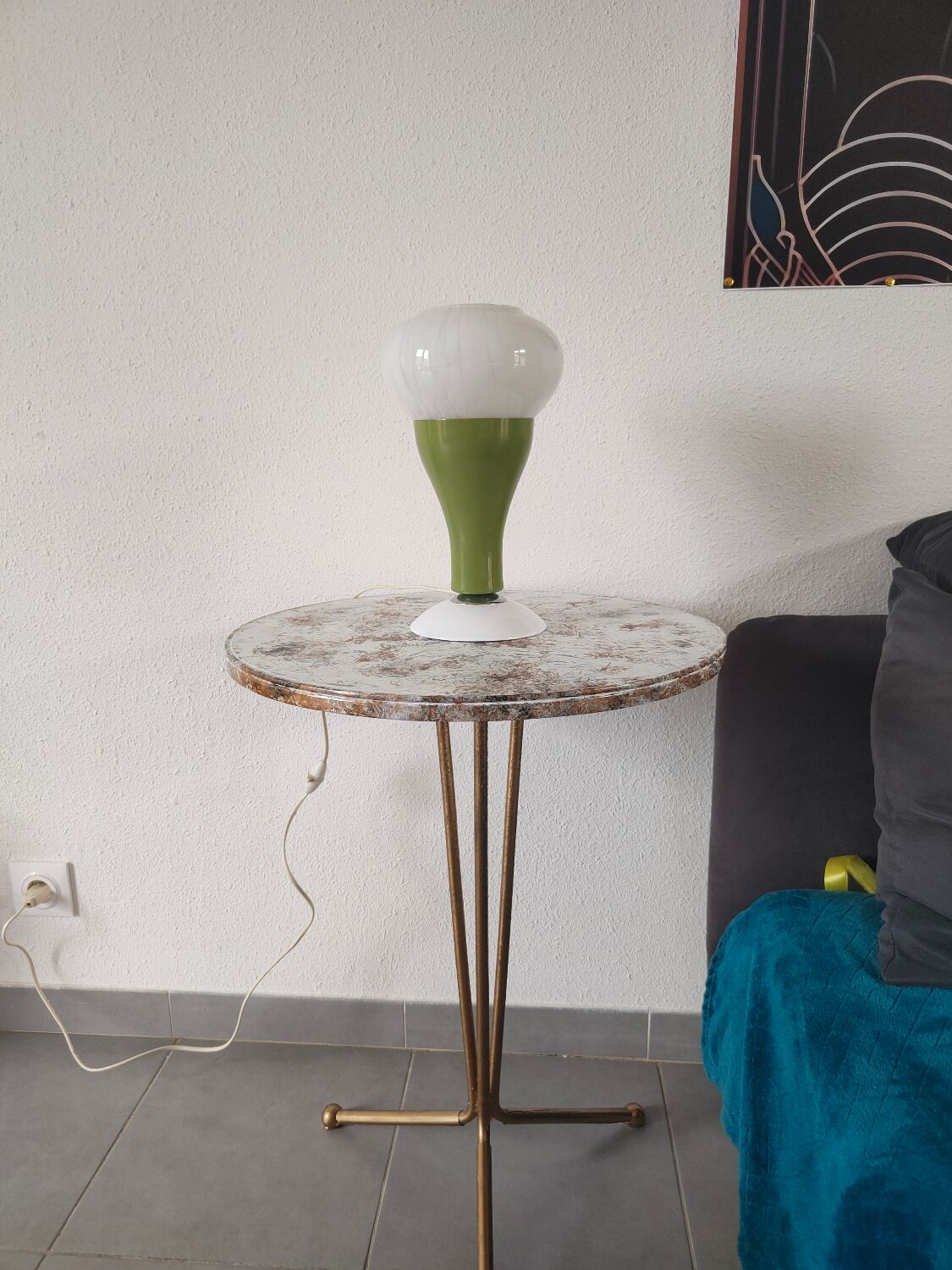 Vintage Murano glass lamp