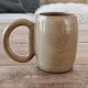 Lot de 3 mugs vintage en grès "Grand Feu" d'Arts-Céram beige brun ocre