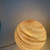 Blown glass ball lamp