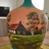 Impressive and rare dame-jeanne.