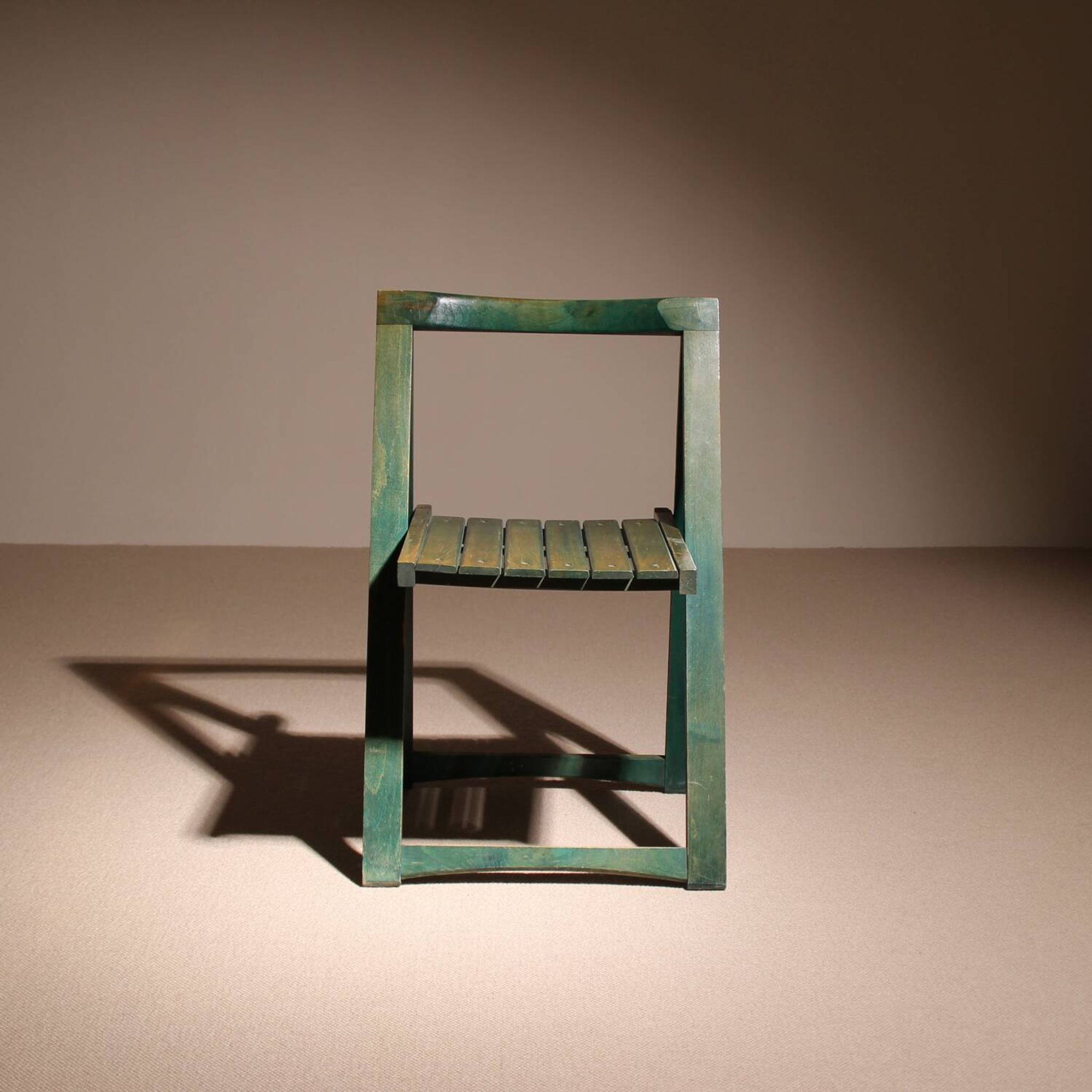 Seven 'Trieste' Folding Chairs by Aldo Jacober for Alberto Bazzani | Italy