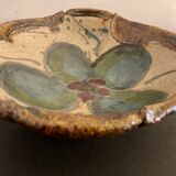 Glazed ceramic plate or cut