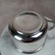 Vintage silver-plated cup and saucer