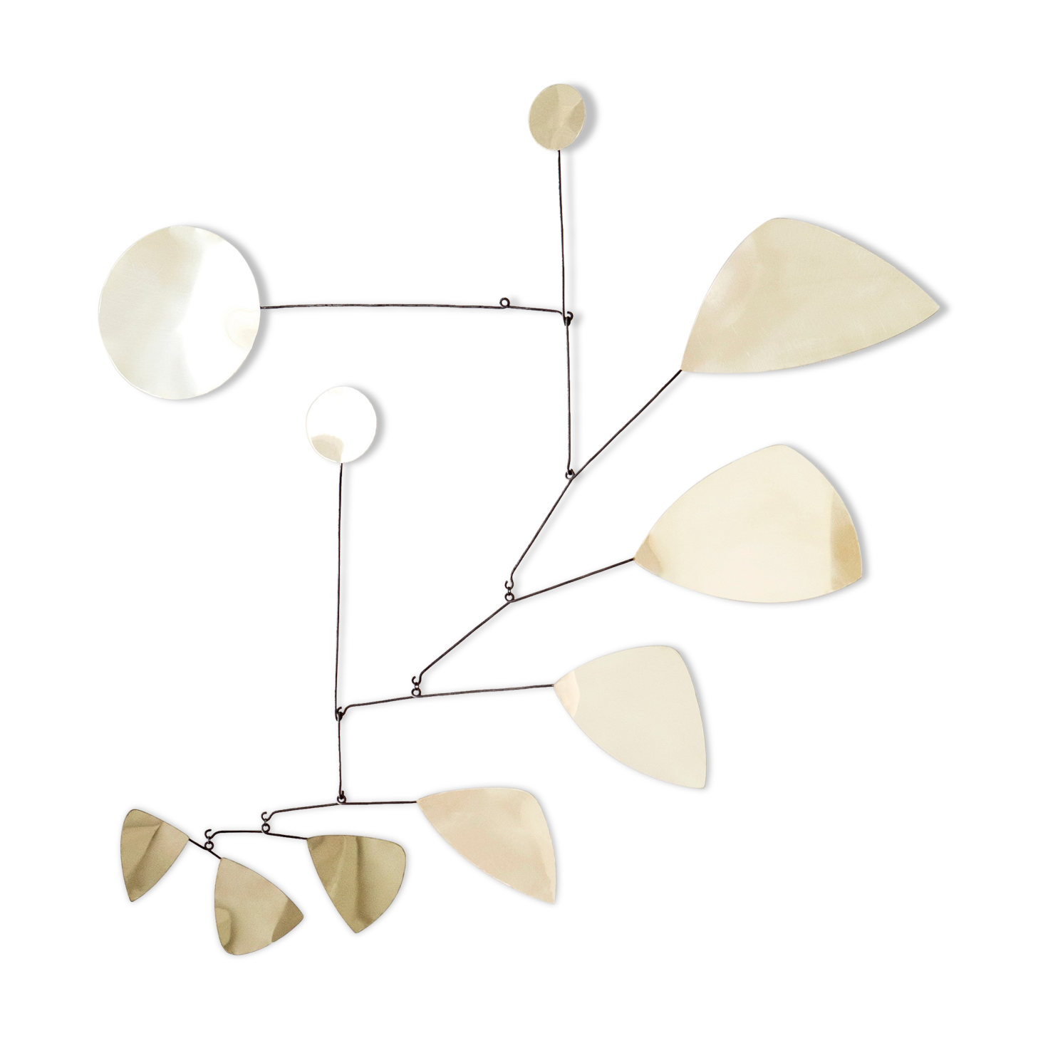 Mobile modernist brass XXL 120x115cm