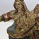 Vierge à l’Enfant – Sculpture ancienne en bois polychrome – XVIIIe / XIXe s