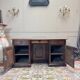 Bureau with a drawer in walnut, 18th century.