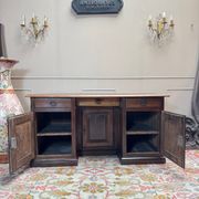 Bureau à caisson de changeur en noyer xviii eme siècle