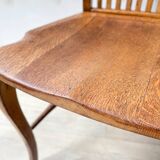 Office chair in solid oak baumann b8 19220/30