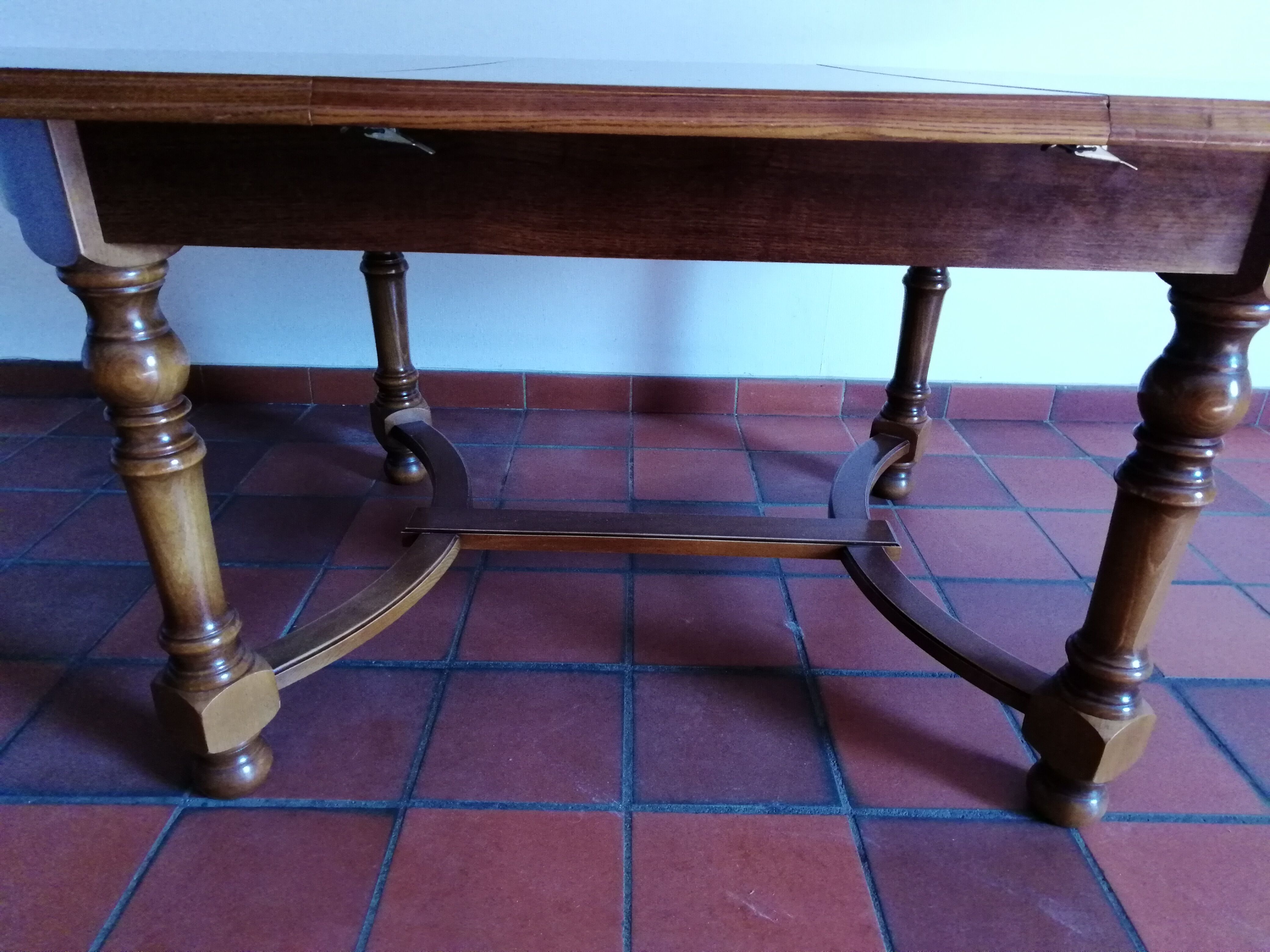 Solid wood dining table