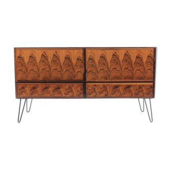 Dresser in rosewood and mahogany scandinavian 1960