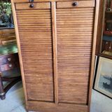 Double curtain binder in oak 1950