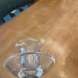 Paire bougeoirs en cristal St Louis