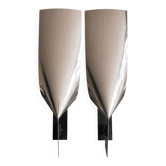 Wall lamps (in the style) of Michel Boyer, set of two