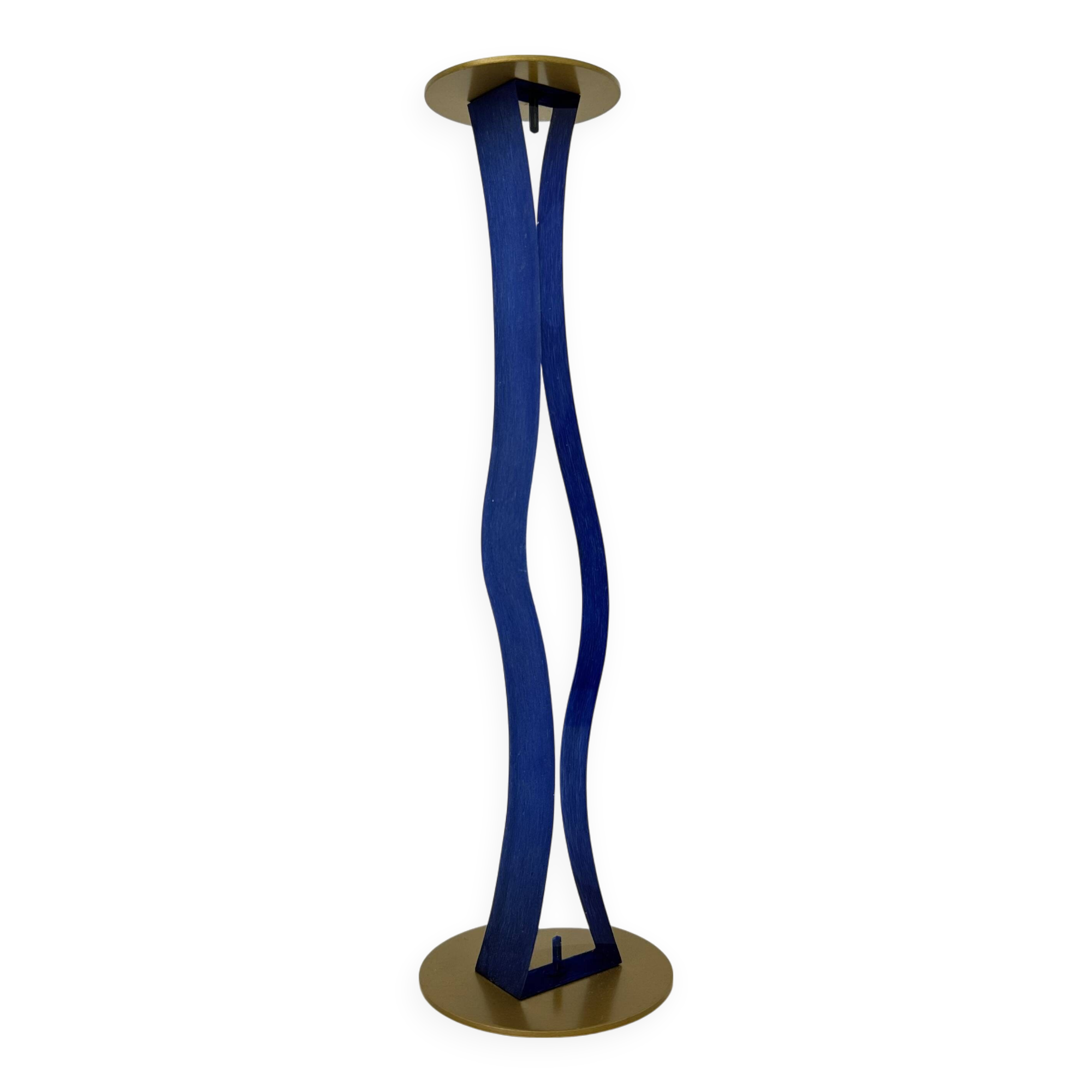 Lucite Cec Lepage style lucite candle stick , 1980s