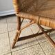Fauteuil en osier vintage
