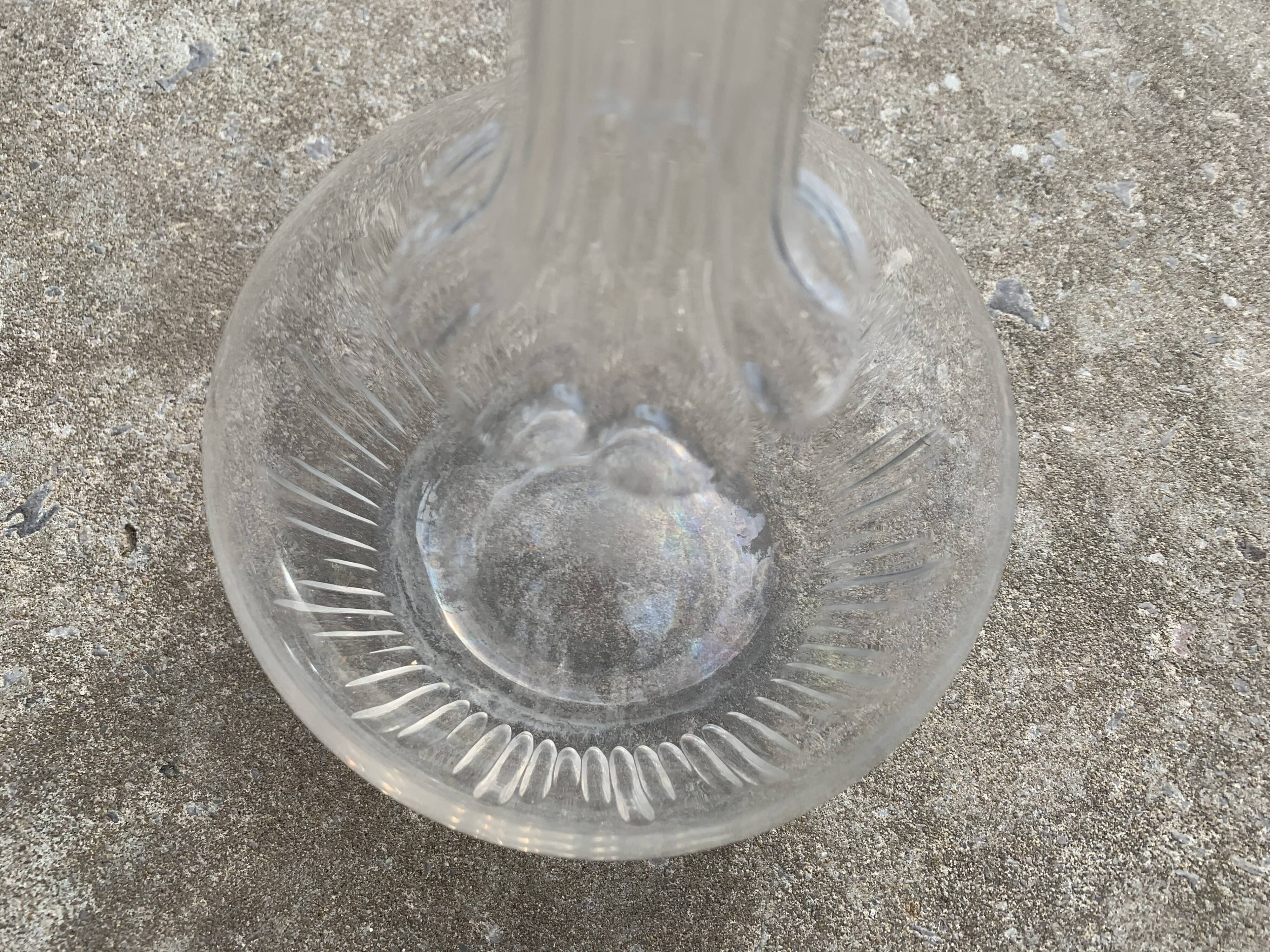 Old wine carafe with cork