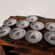 9 creil and Montereau dance themed plates