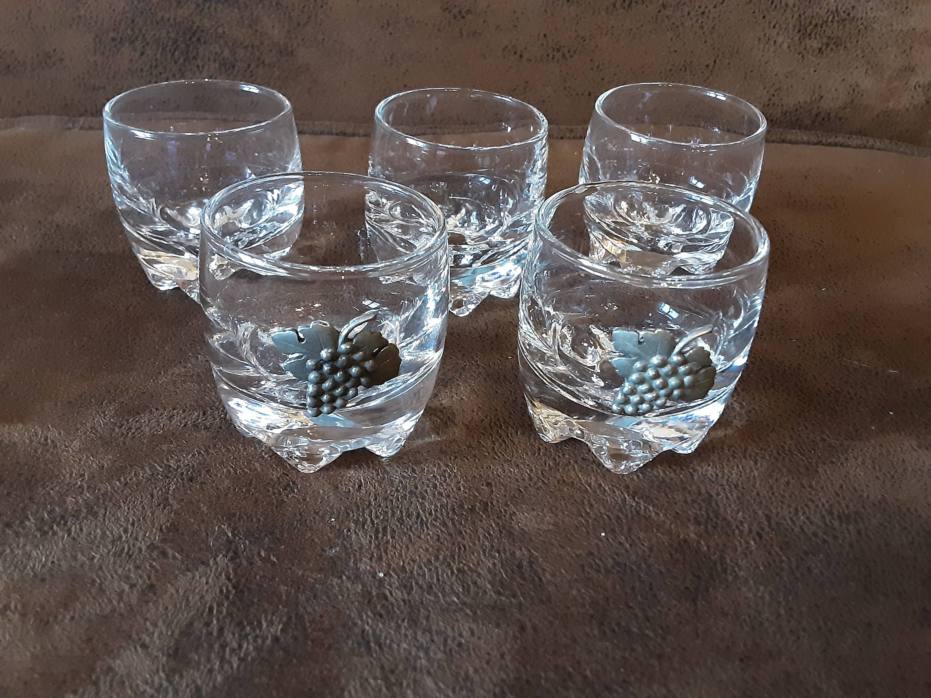 Set of 5 digestif glasses