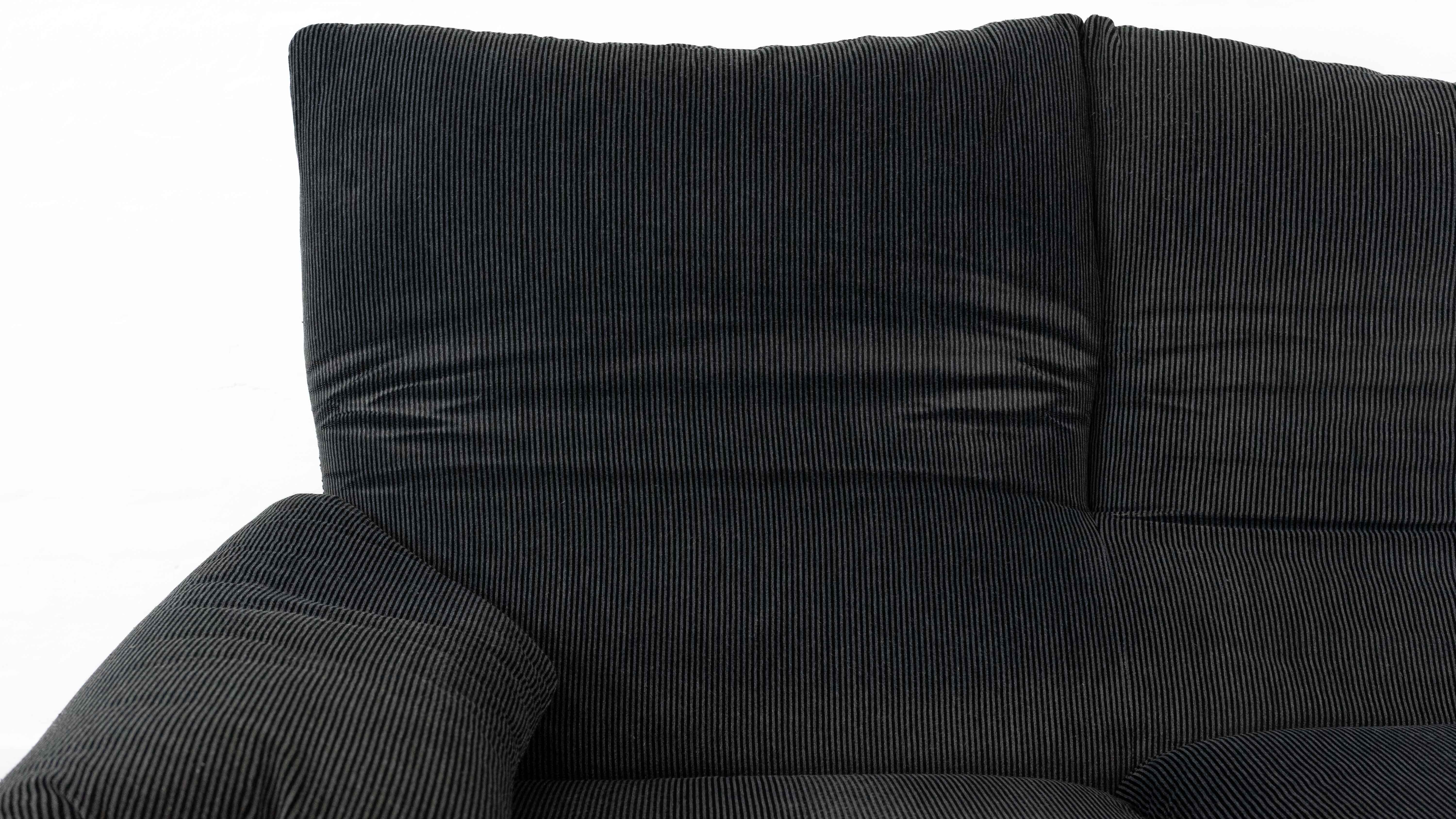 2-seater sofa & footstool maralunga by Vico Magistretti, Cassina