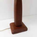 Vintage Danish Teak Table Lamp, 1960s
