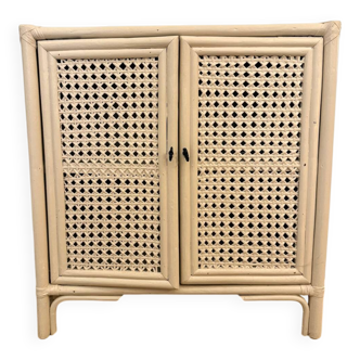 Rattan and caning buffet